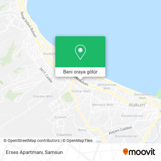 Erses Apartmanı harita