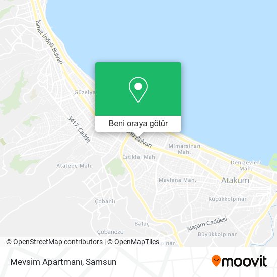 Mevsim Apartmanı harita