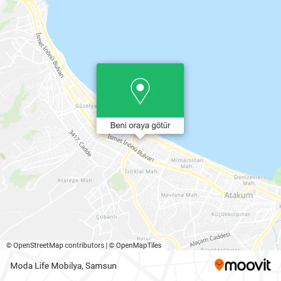 Moda Life Mobilya harita