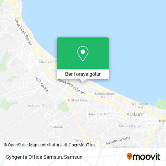 Syngenta Office Samsun harita