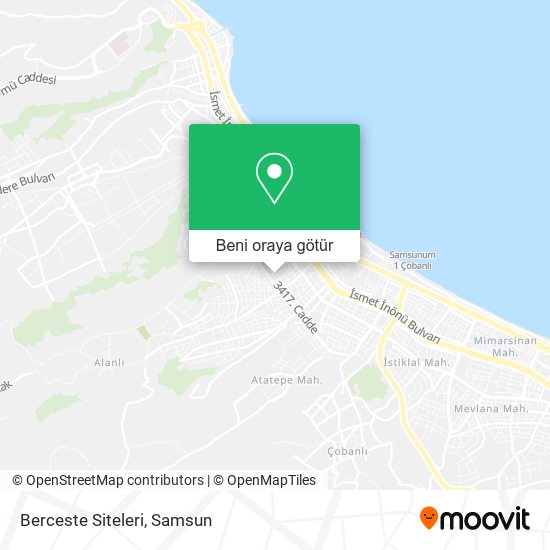 Berceste Siteleri harita
