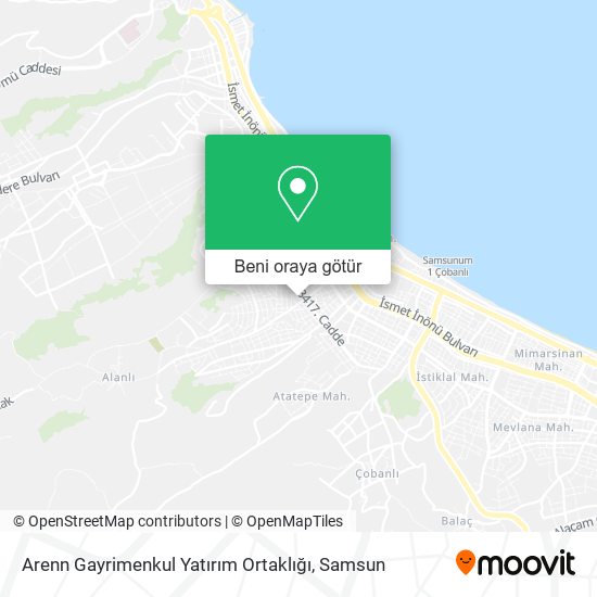 Arenn Gayrimenkul Yatırım Ortaklığı harita