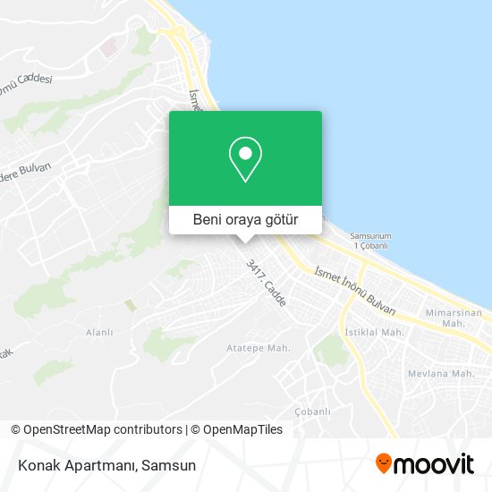 Konak Apartmanı harita