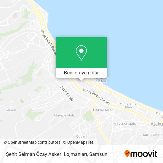 Şehit Selman Özay Askeri Lojmanları harita