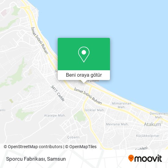 Sporcu Fabrikası harita