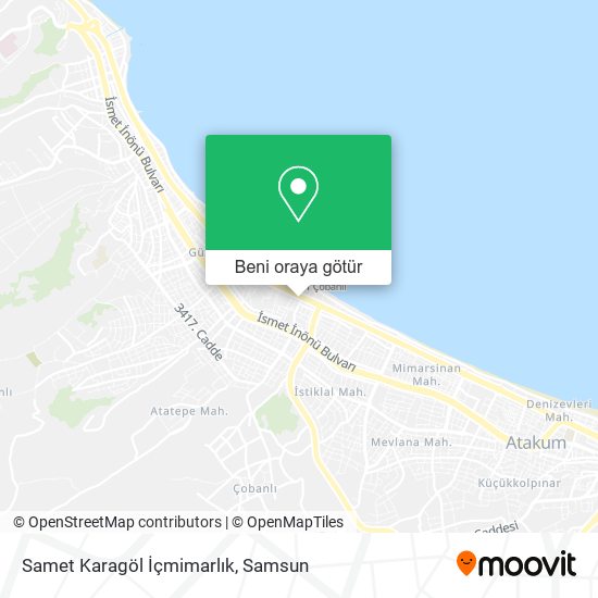 Samet Karagöl İçmimarlık harita