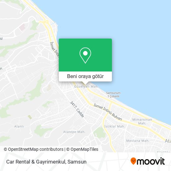 Car Rental & Gayrimenkul harita