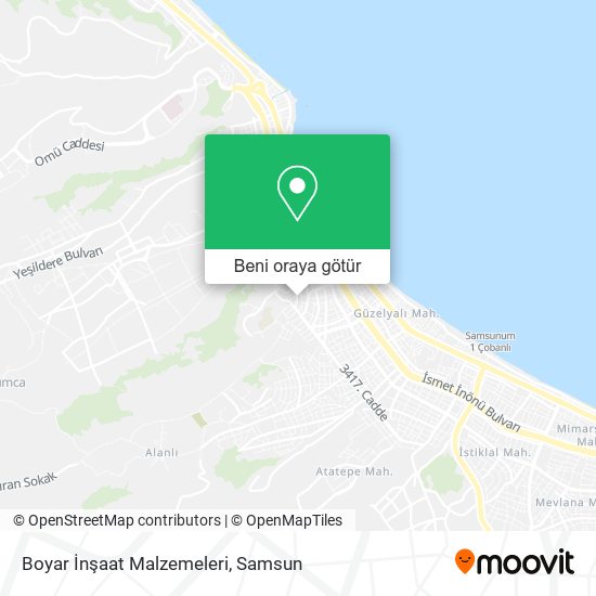 Boyar İnşaat Malzemeleri harita