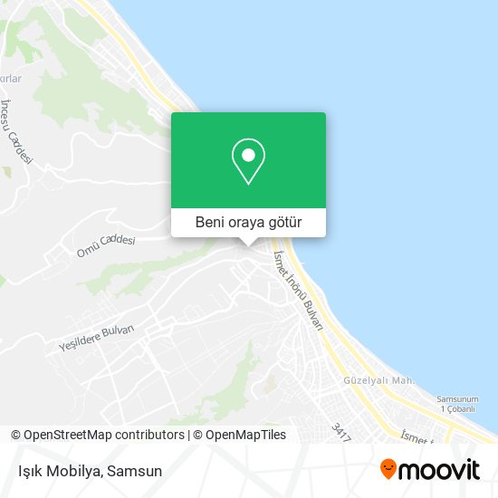 Işık Mobilya harita