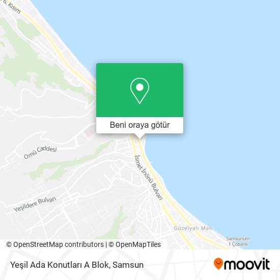 Yeşil Ada Konutları A Blok harita