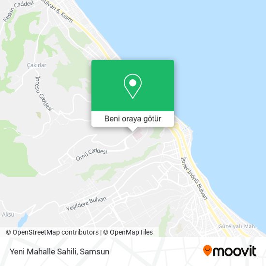 Yeni Mahalle Sahili harita