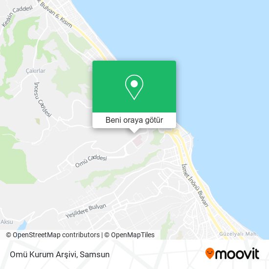 Omü Kurum Arşivi harita