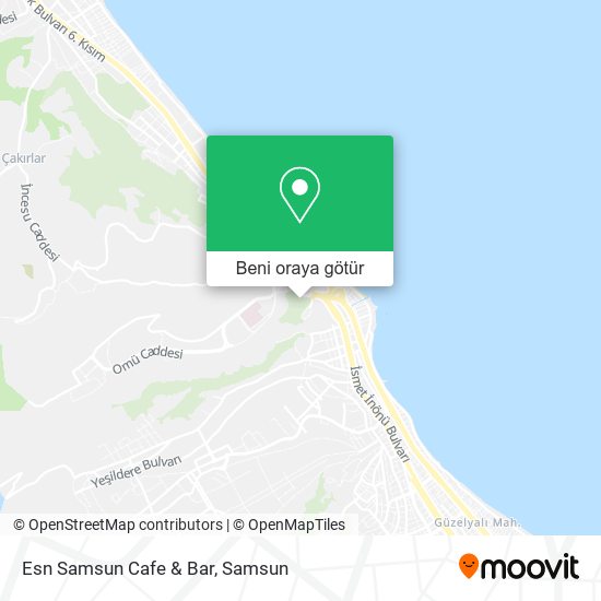Esn Samsun Cafe & Bar harita