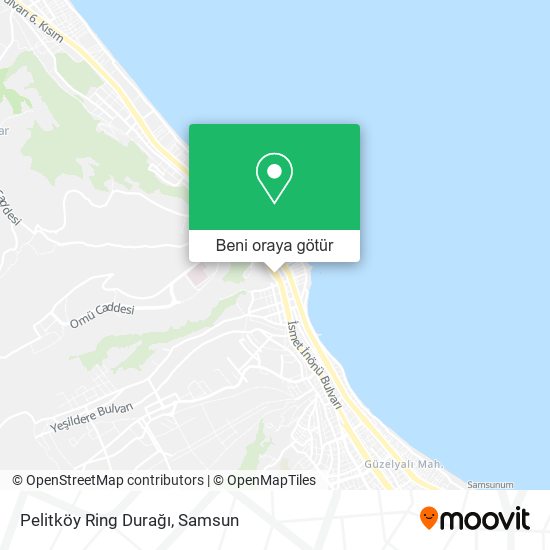 Pelitköy Ring Durağı harita
