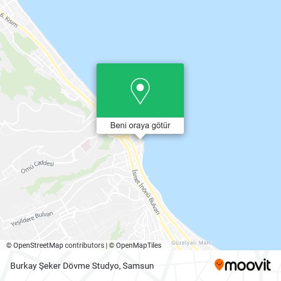 Burkay Şeker Dövme Studyo harita