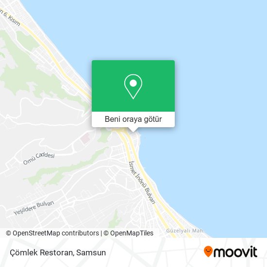 Çömlek Restoran harita
