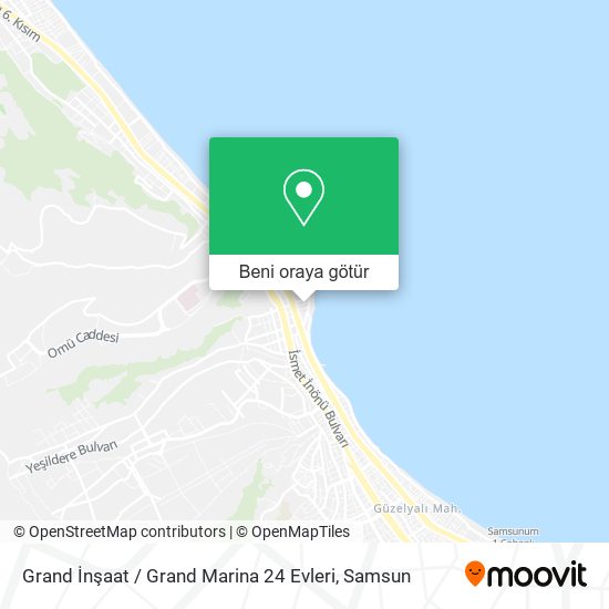 Grand İnşaat / Grand Marina 24 Evleri harita