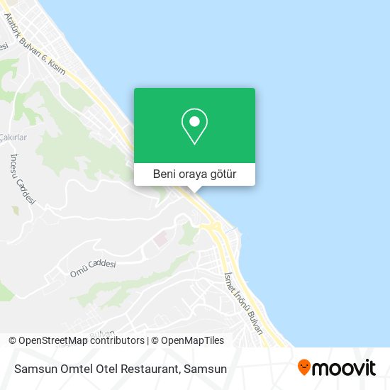 Samsun Omtel Otel Restaurant harita
