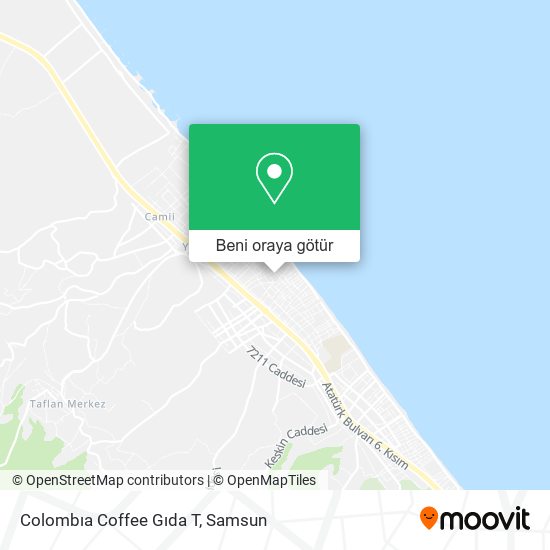 Colombıa Coffee Gıda T harita