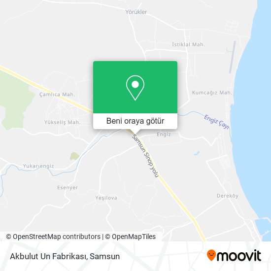 Akbulut Un Fabrikası harita