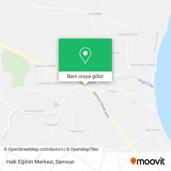 Halk Eğitim Merkezi harita