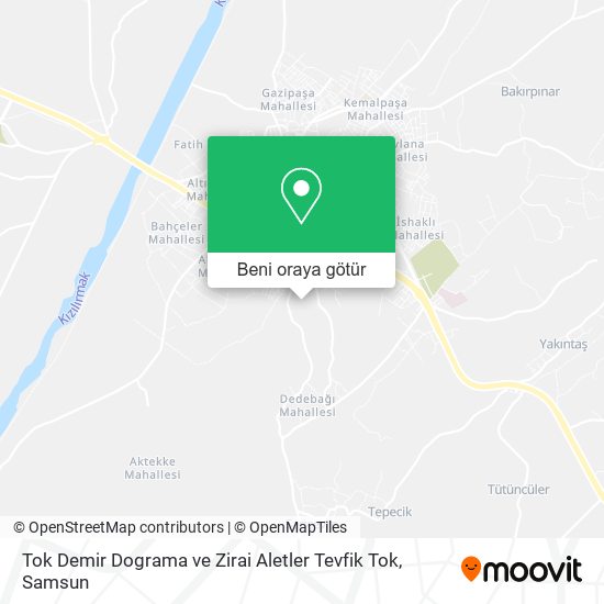 Tok Demir Dograma ve Zirai Aletler Tevfik Tok harita