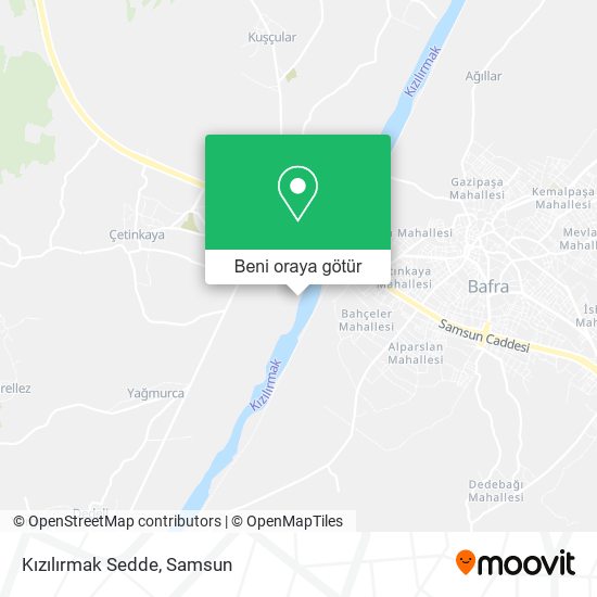 Kızılırmak Sedde harita