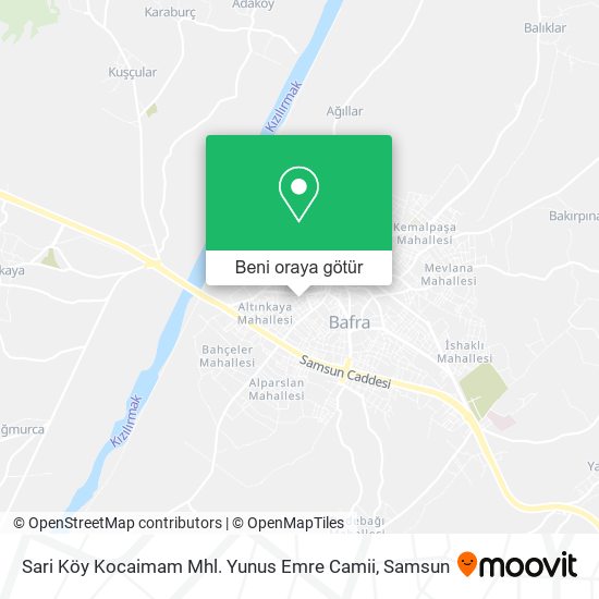 Sari Köy Kocaimam Mhl. Yunus Emre Camii harita