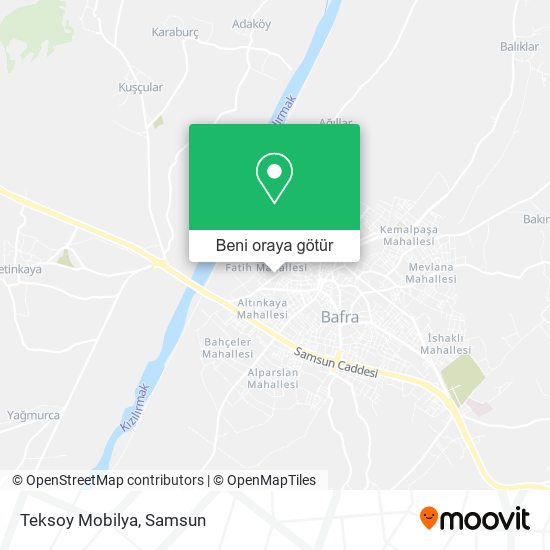 Teksoy Mobilya harita