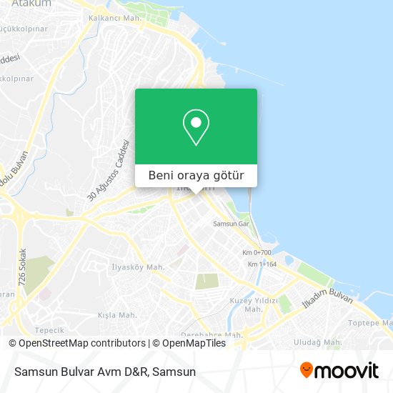 Samsun Bulvar Avm D&R harita