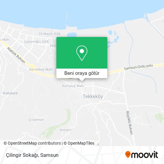 Çilingir Sokağı harita
