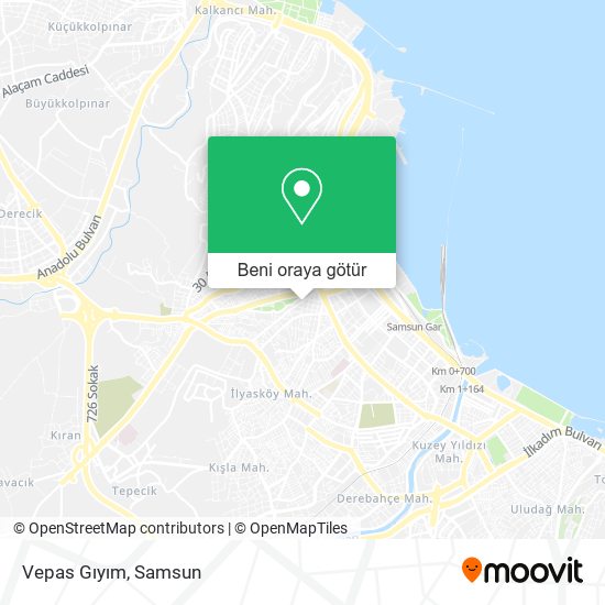 Vepas Gıyım harita