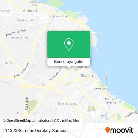 11323-Samsun Derekoy harita
