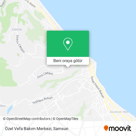 Özel Vefa Bakım Merkezi harita