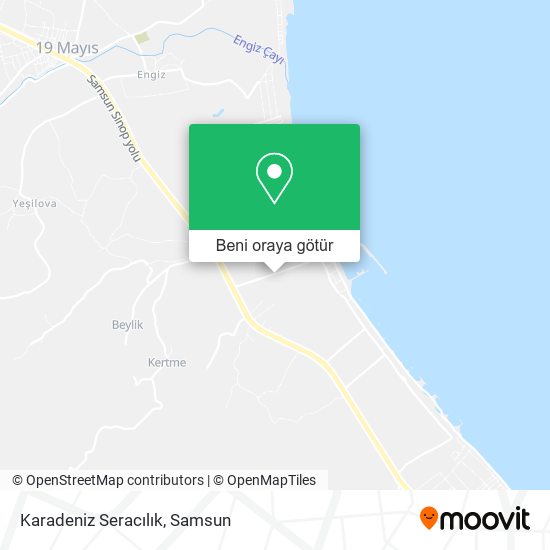 Karadeniz Seracılık harita
