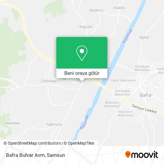 Bafra Bulvar Avm harita