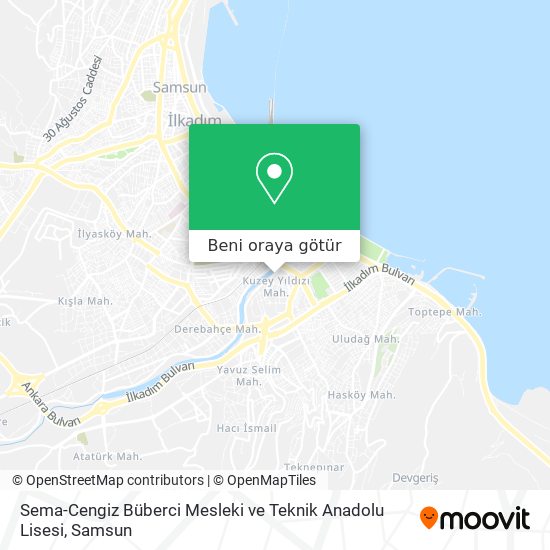 Sema-Cengiz Büberci Mesleki ve Teknik Anadolu Lisesi harita