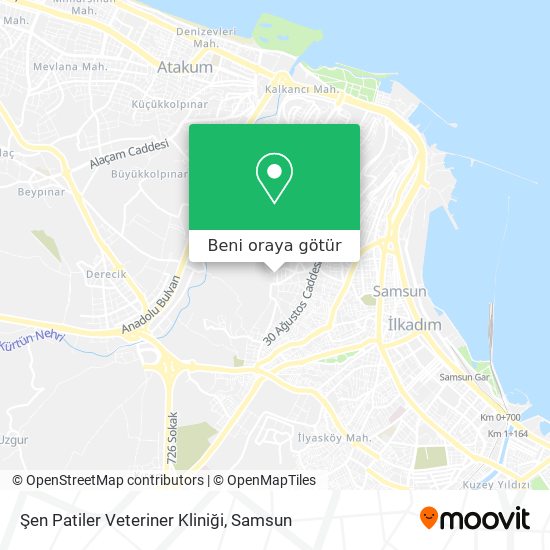 Şen Patiler Veteriner Kliniği harita