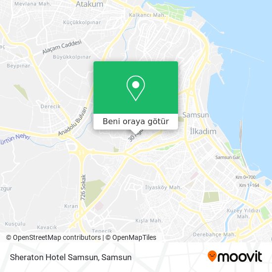 Sheraton Hotel Samsun harita