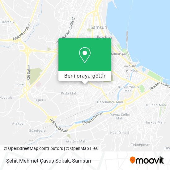Şehit Mehmet Çavuş Sokak harita