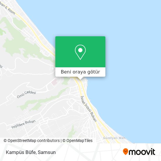 Kampüs Büfe harita