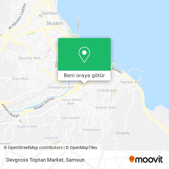 Devgross Toptan Market harita