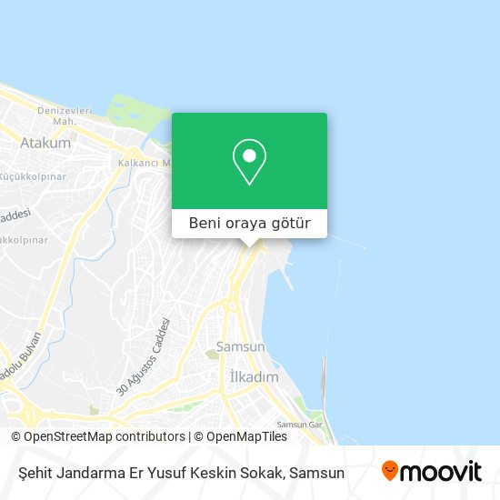 Şehit Jandarma Er Yusuf Keskin Sokak harita