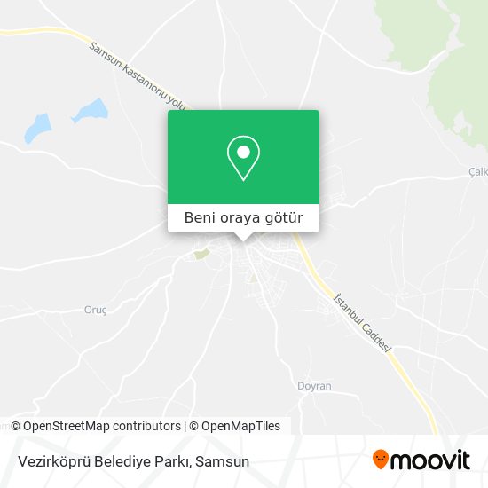 Vezirköprü Belediye Parkı harita