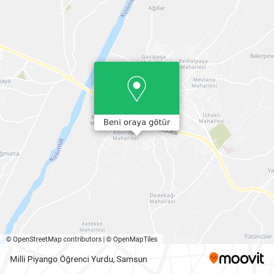 Milli Piyango Öğrenci Yurdu harita