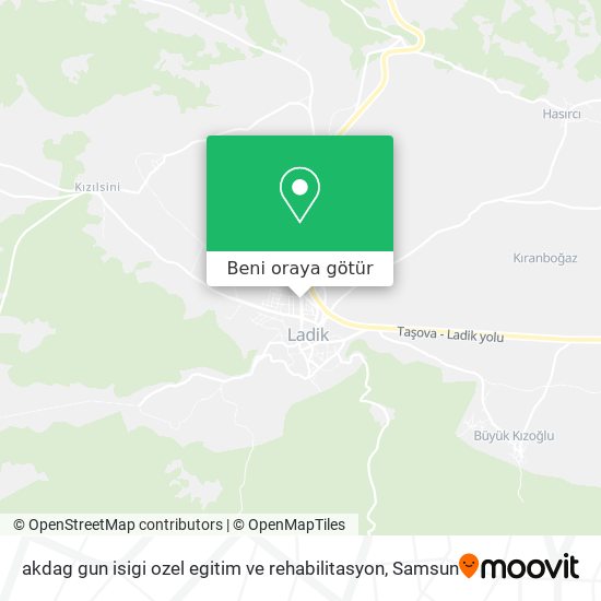 akdag gun isigi ozel egitim ve rehabilitasyon harita