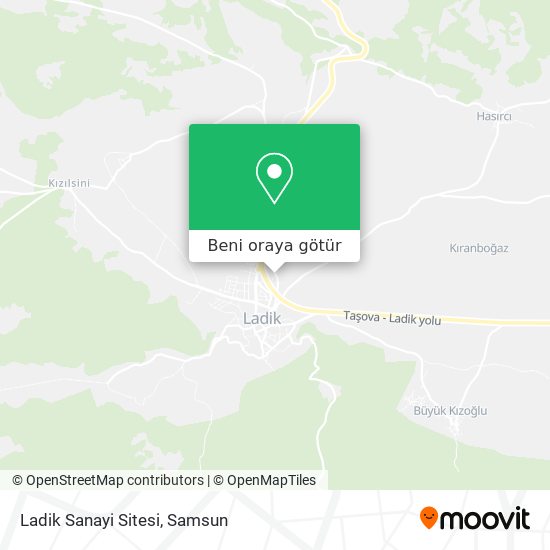 Ladik Sanayi Sitesi harita