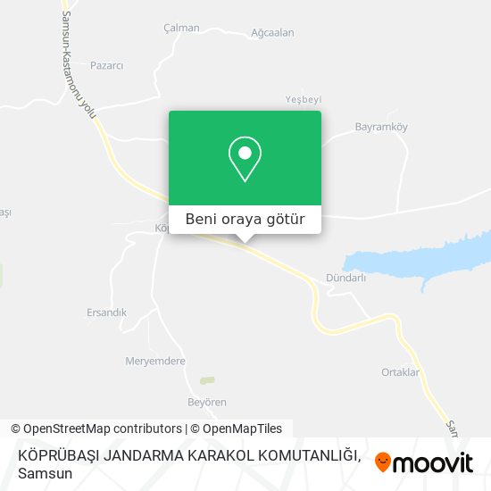 KÖPRÜBAŞI JANDARMA KARAKOL KOMUTANLIĞI harita