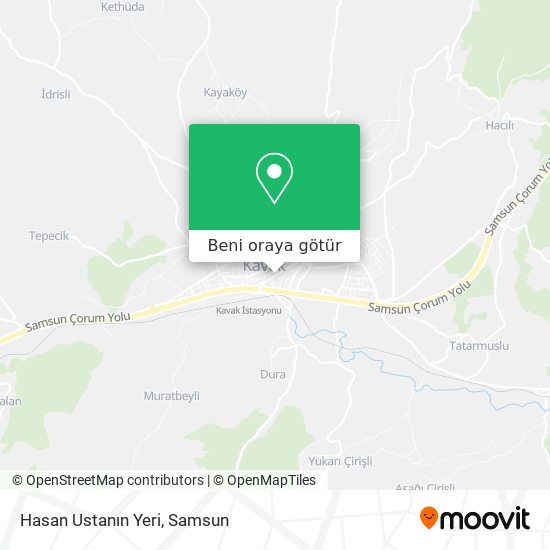 Hasan Ustanın Yeri harita