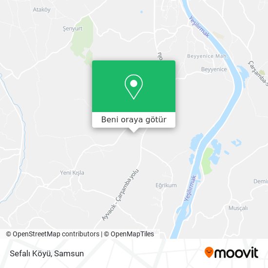 Sefalı Köyü harita